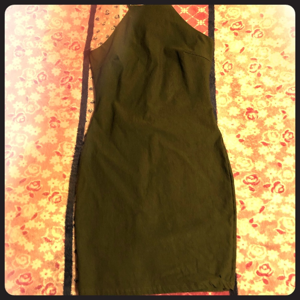 Agaci Green Mini Dress